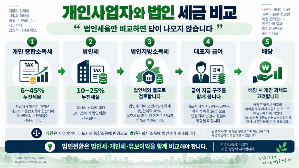 세금뿐 아니라 사업의 다음 단계를 함께 보세요