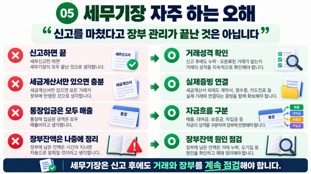 송도 세무기장 세금계산서 통장 가지급금 세무조사 자주 하는 오해