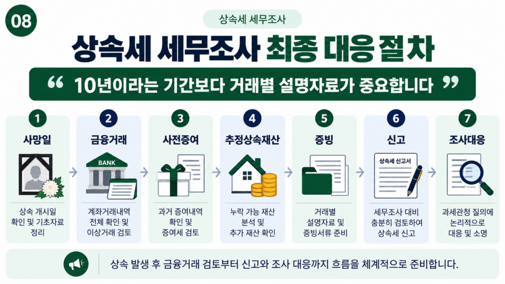 상속세 세무조사 계좌추적 소명 최종 대응 절차